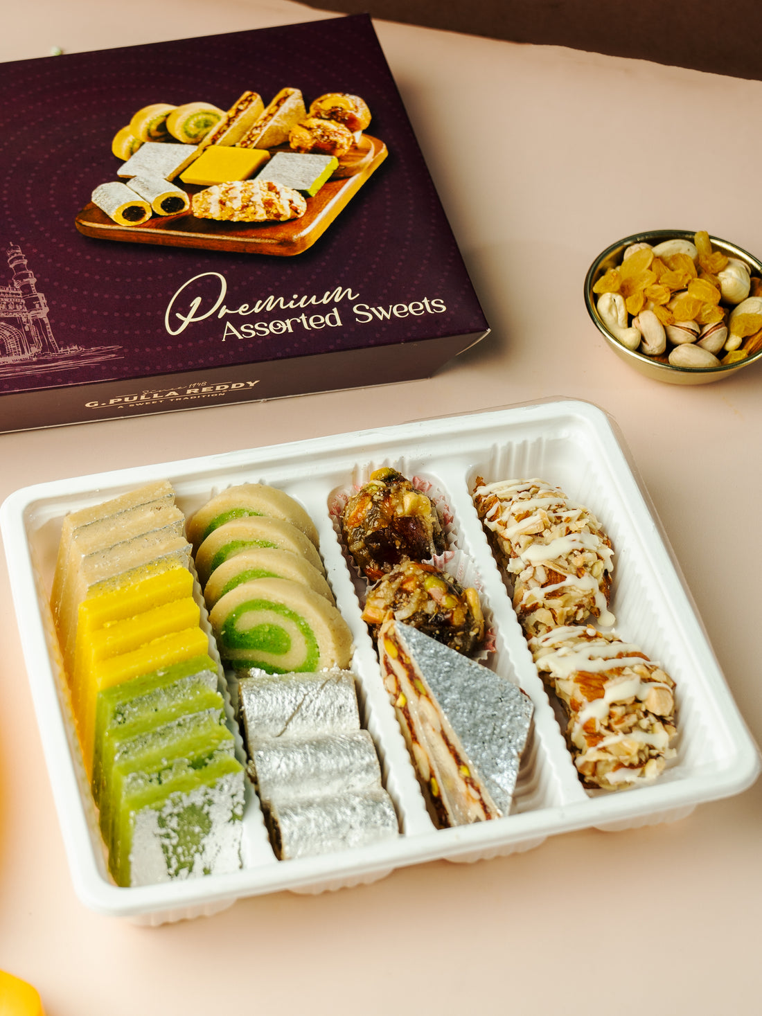Asorted Sweets Premium Dry fruit Sweets Assorted box